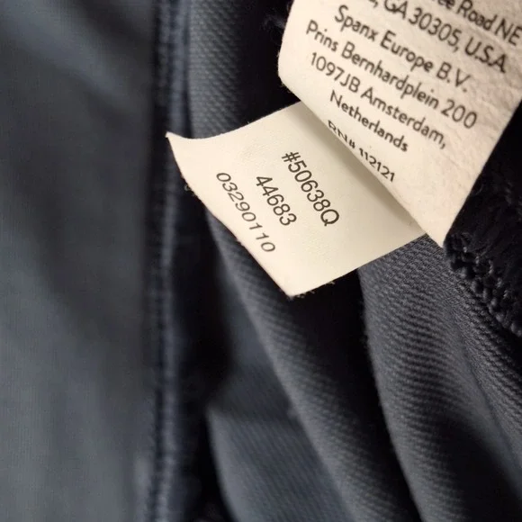 Spanx Pants Womens XL Petite Blue Out Of Office Cargo Jogger Athletic Athleisure - Picture 7 of 10